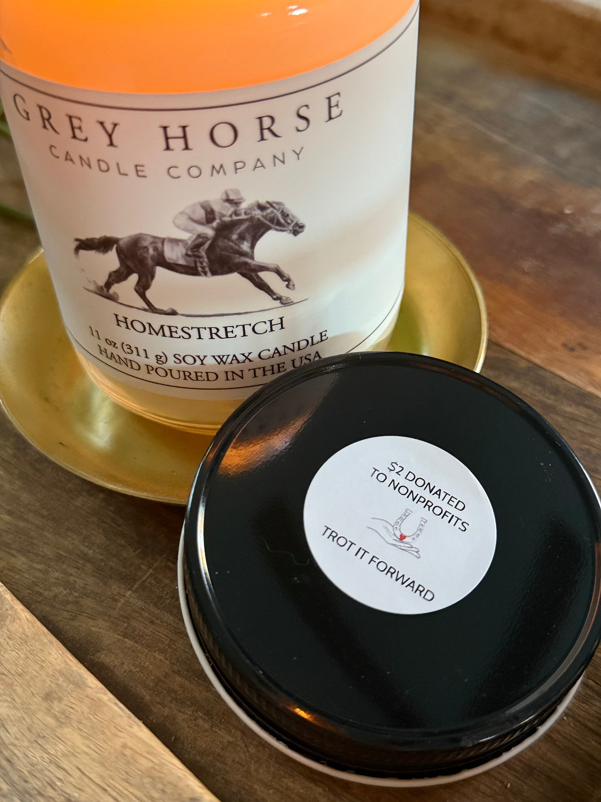 HOMESTRETCH Trot It Forward Collection - Embrace Your Journey by Grey Horse Candle Co.