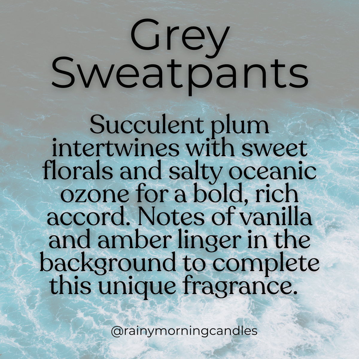 Grey Sweatpants | Wax Melts