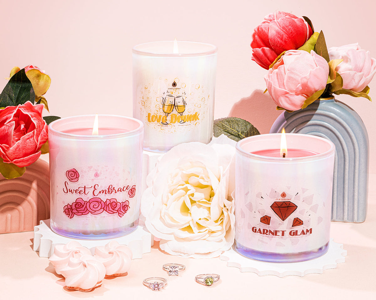 Love Drunk Iridescent 10oz Signature Jewelry Candle by JewelScent