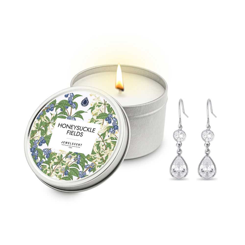 Honeysuckle Fields Candle 5.5oz Tin Jewelry Candle