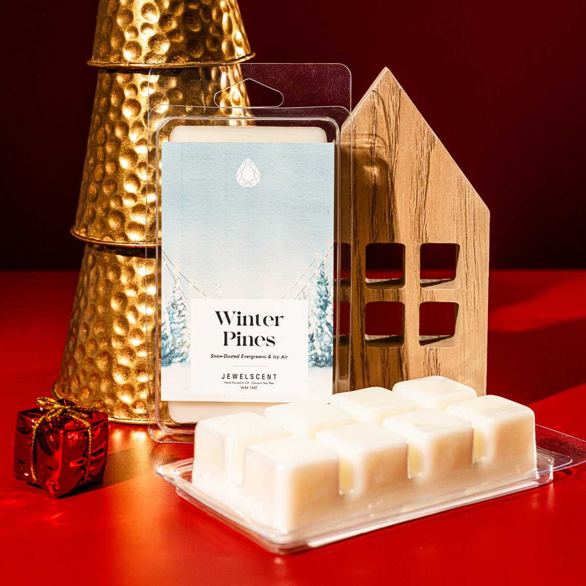 Winter Pines Wax Tart - Enchanting Long Lasting Home Fragrance for Cozy Living