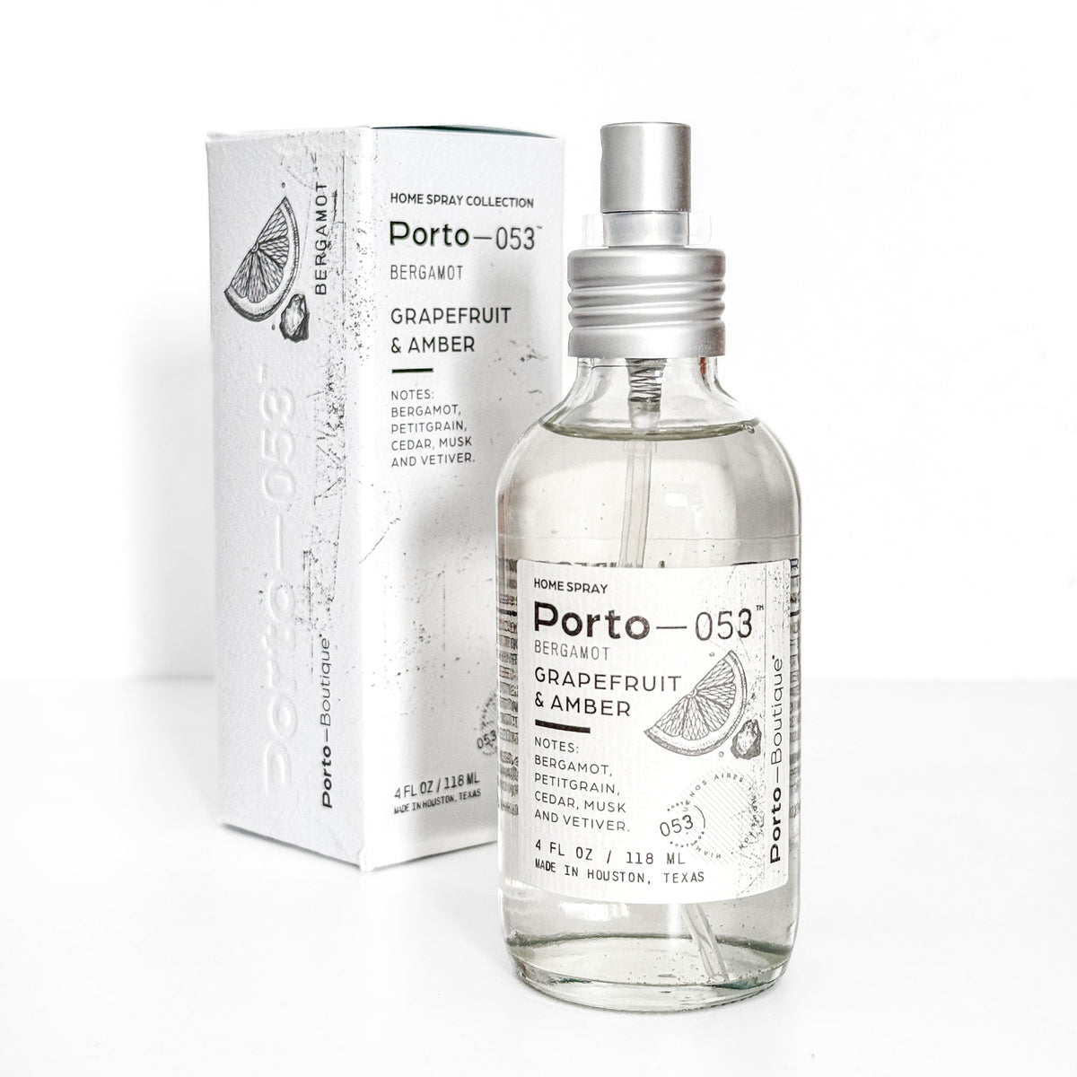 Porto 053 Room Spray Premium Home Fragrance Linen And Fabric Freshener 4 Oz