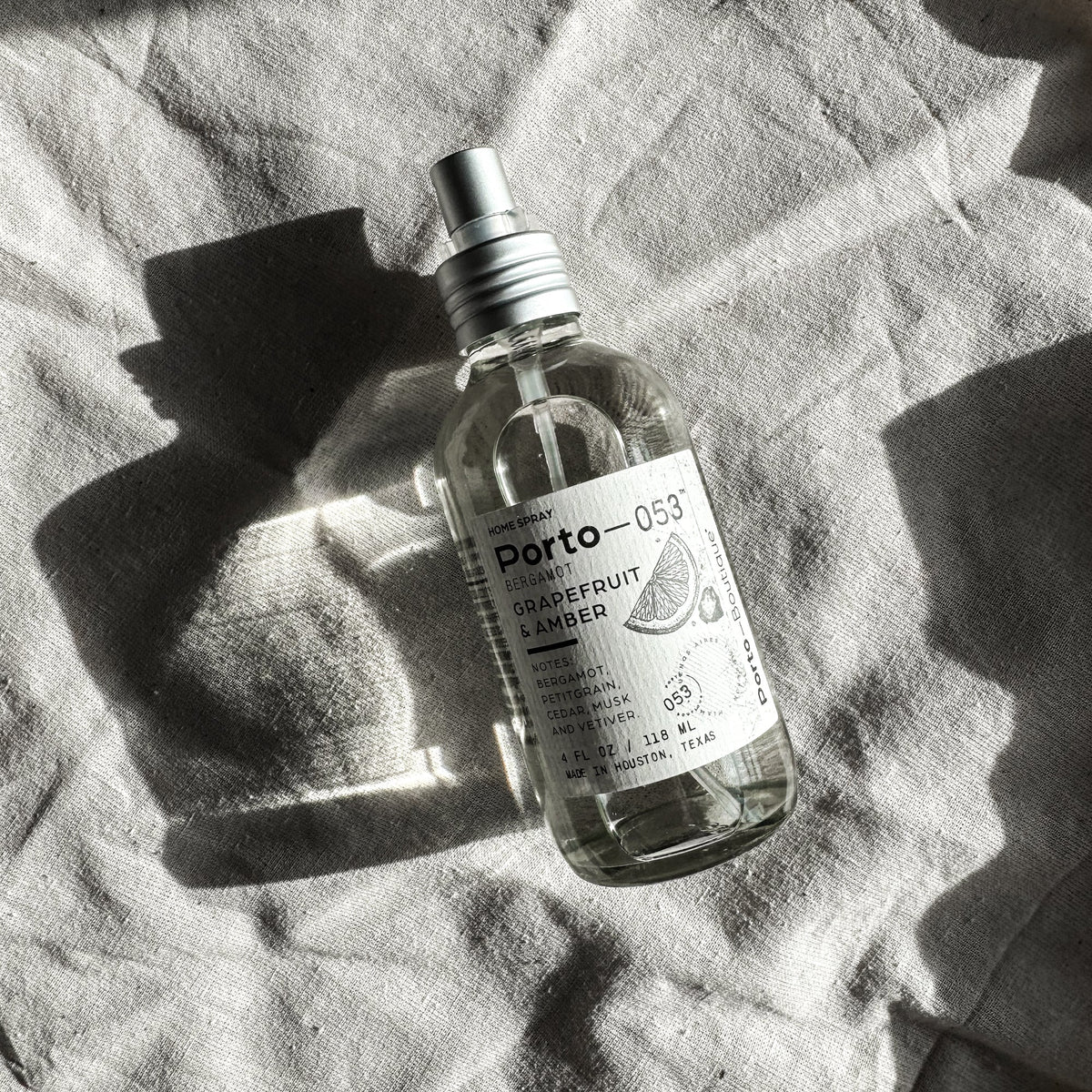 Porto 053 Room Spray Premium Home Fragrance Linen And Fabric Freshener 4 Oz