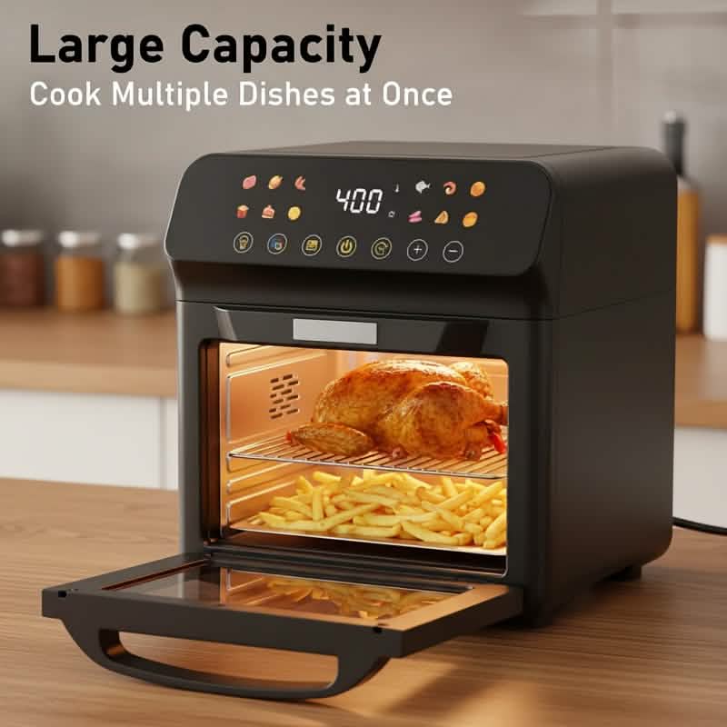 12QT 12 In 1 Smart Air Fryer Oven With One Touch Presets