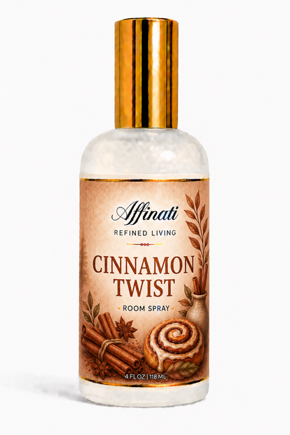 Cinnamon Twist Room And Linen Spray Warm Spiced Vanilla 4 Oz Non Toxic Formula
