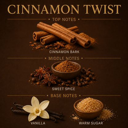 Cinnamon Twist Room And Linen Spray Warm Spiced Vanilla 4 Oz Non Toxic Formula