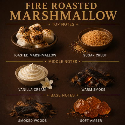 Fire Roasted Marshmallow Room And Linen Spray With Vanilla And Smoky Woods