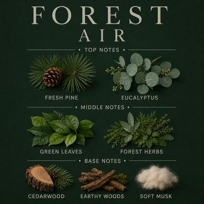 Forest Air Room And Linen Spray With Pine Eucalyptus Cedarwood 4 Oz