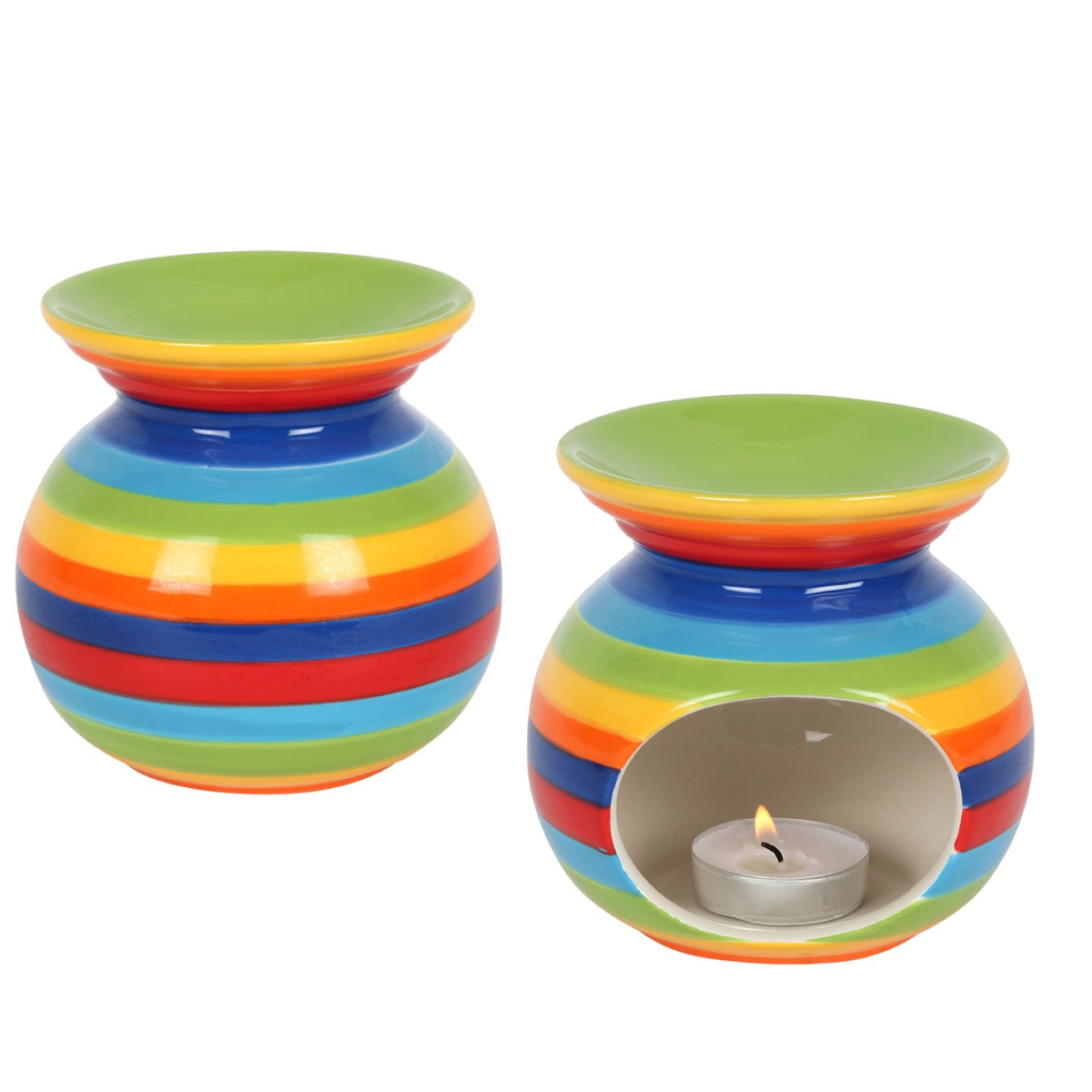 Rainbow Wax Melt And Essential Oil Burner Warmer Home Decor