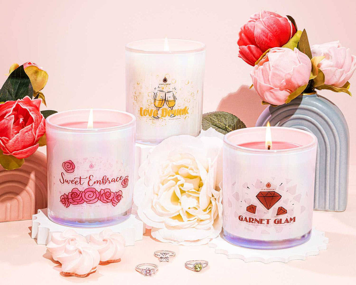 Love Drunk Iridescent 10oz Signature Jewelry Candle by JewelScent