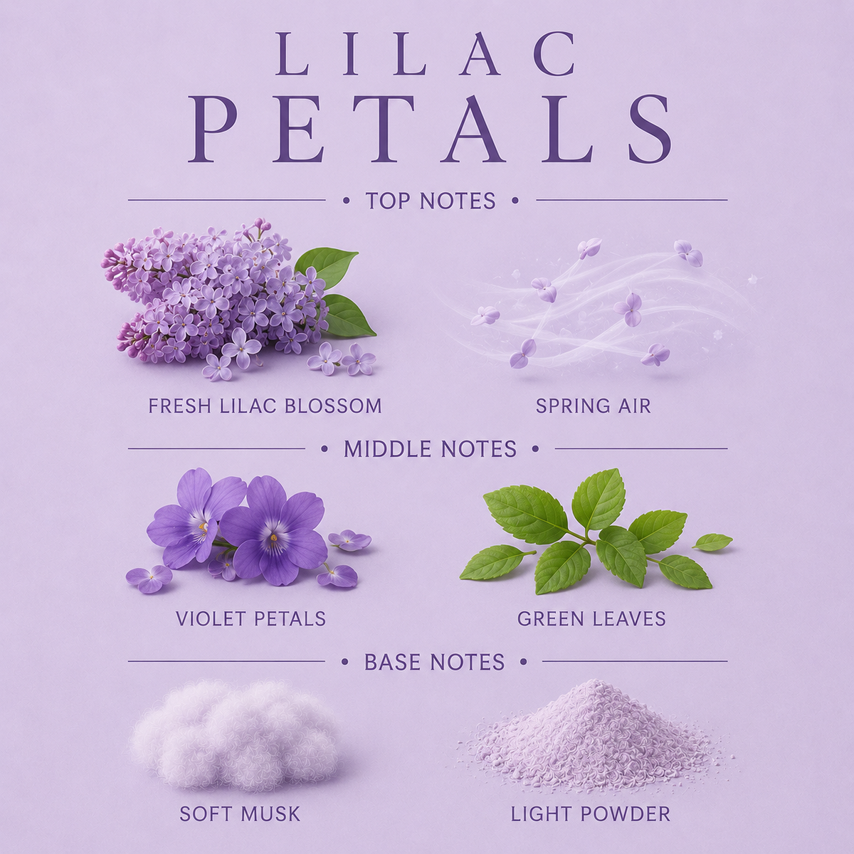 Lilac Petals Room And Linen Spray Non Toxic Floral Fragrance 4 Oz
