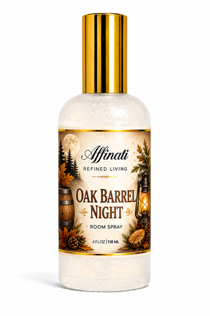 Oak Barrel Night Room And Linen Spray 4 Oz With Bourbon Amber Vanilla