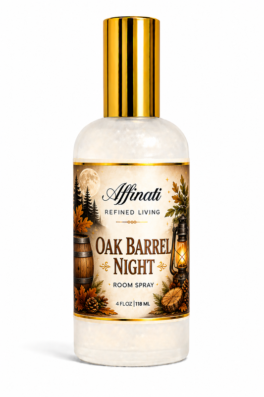 Oak Barrel Night Room And Linen Spray 4 Oz With Bourbon Amber Vanilla