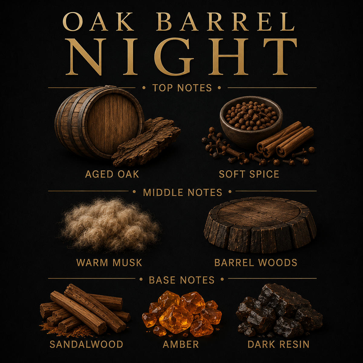Oak Barrel Night Room And Linen Spray 4 Oz With Bourbon Amber Vanilla