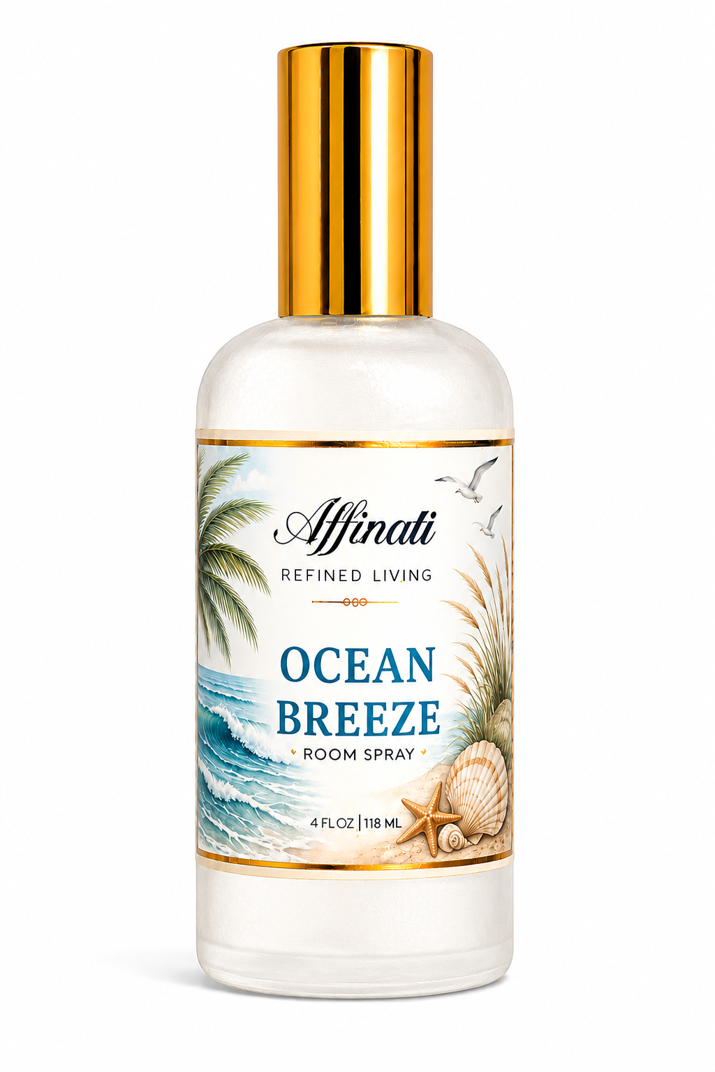 Ocean Breeze Room And Linen Spray Non Toxic Air Freshener 4 Oz