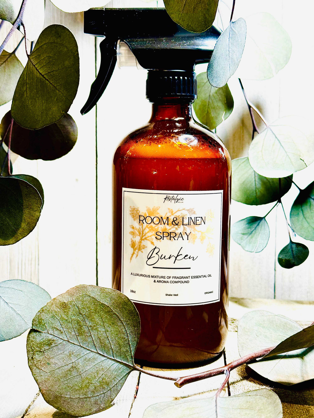 Natural Essential Oil Room And Linen Spray For Home And Bedding