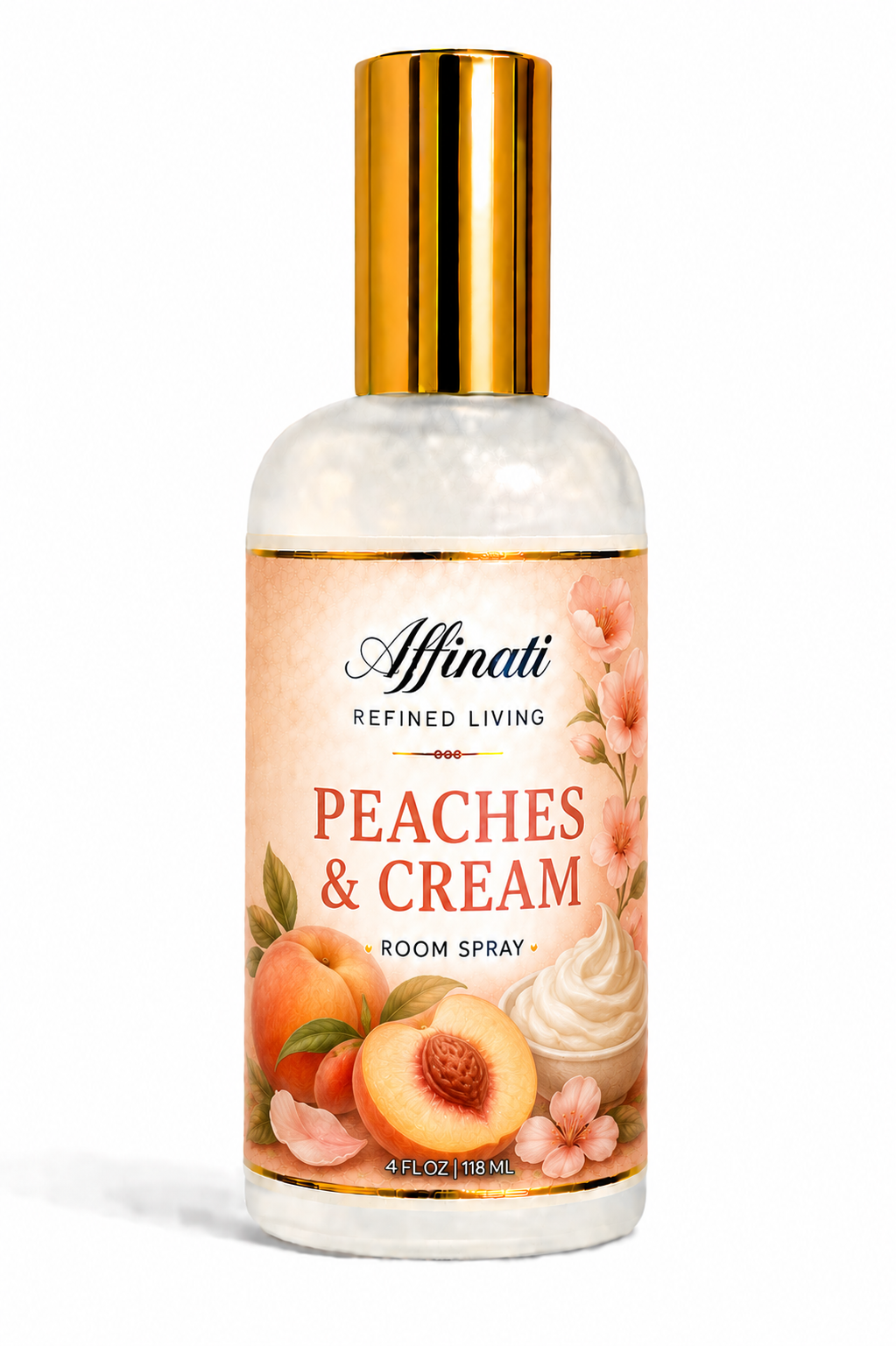 Peaches And Cream Room And Linen Spray 4 Oz Non Toxic Fragrance Mist