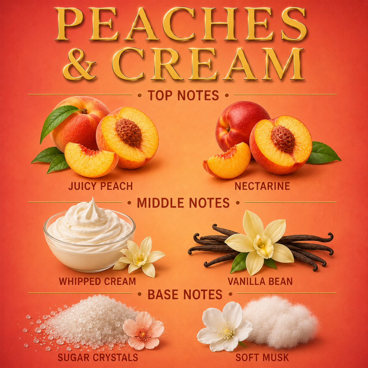 Peaches And Cream Room And Linen Spray 4 Oz Non Toxic Fragrance Mist