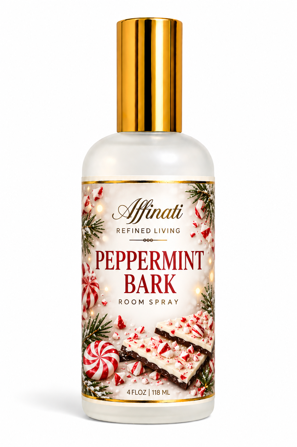 Peppermint Bark Room And Linen Spray 4 Oz Non Toxic Vanilla Chocolate Scent