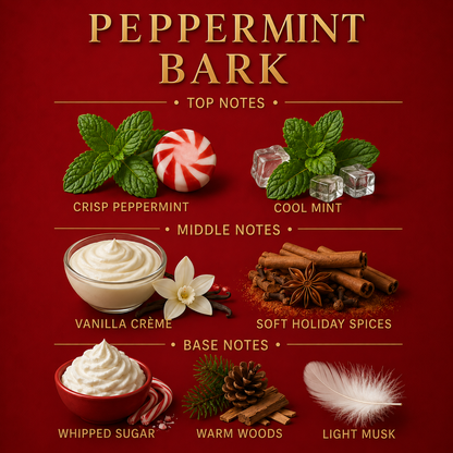 Peppermint Bark Room And Linen Spray 4 Oz Non Toxic Vanilla Chocolate Scent