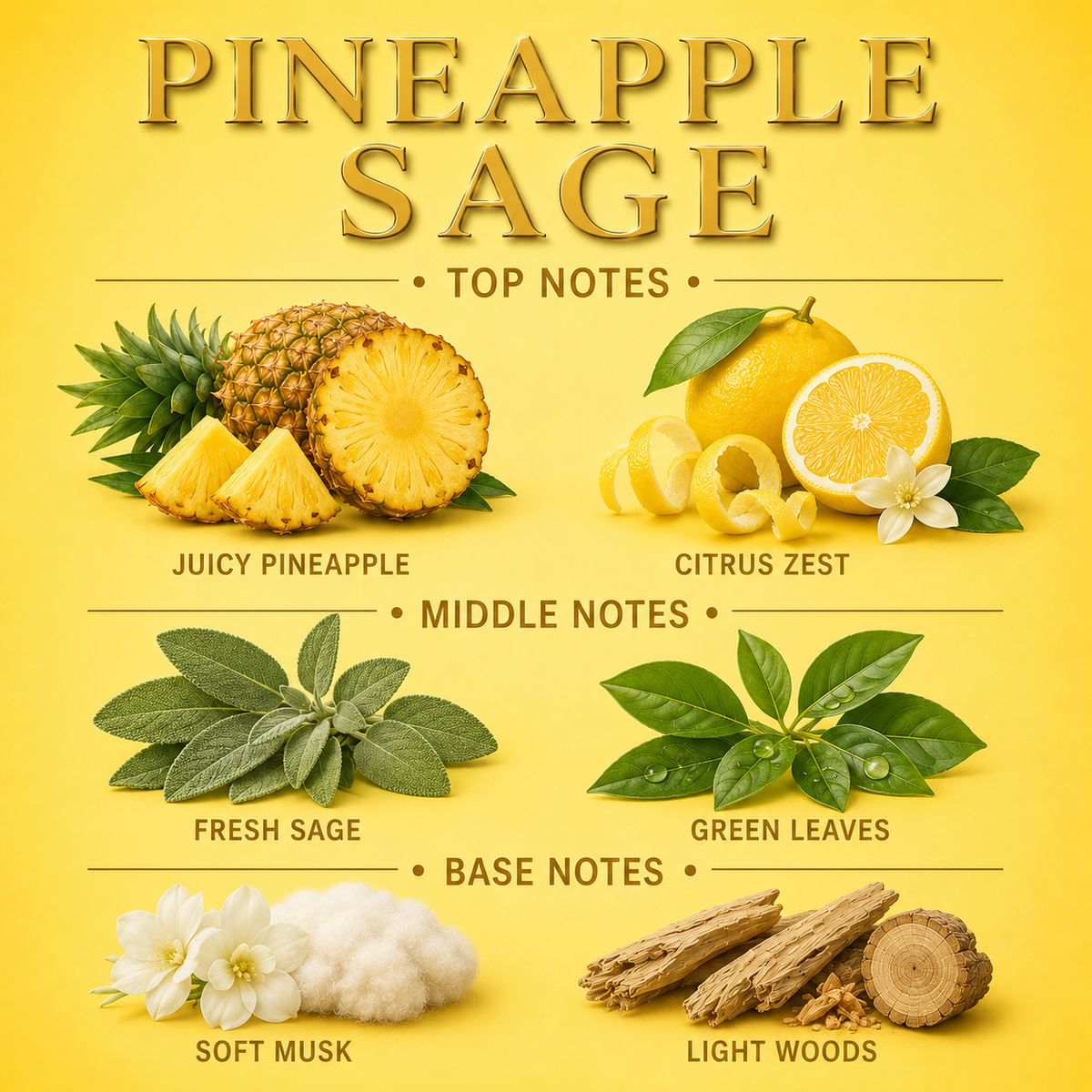 Pineapple Sage Room And Linen Spray Non Toxic Fragrance 4 Oz