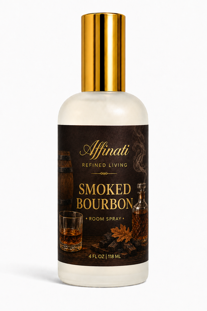 Smoked Bourbon Room And Linen Spray Non Toxic 4 Oz Home Fragrance