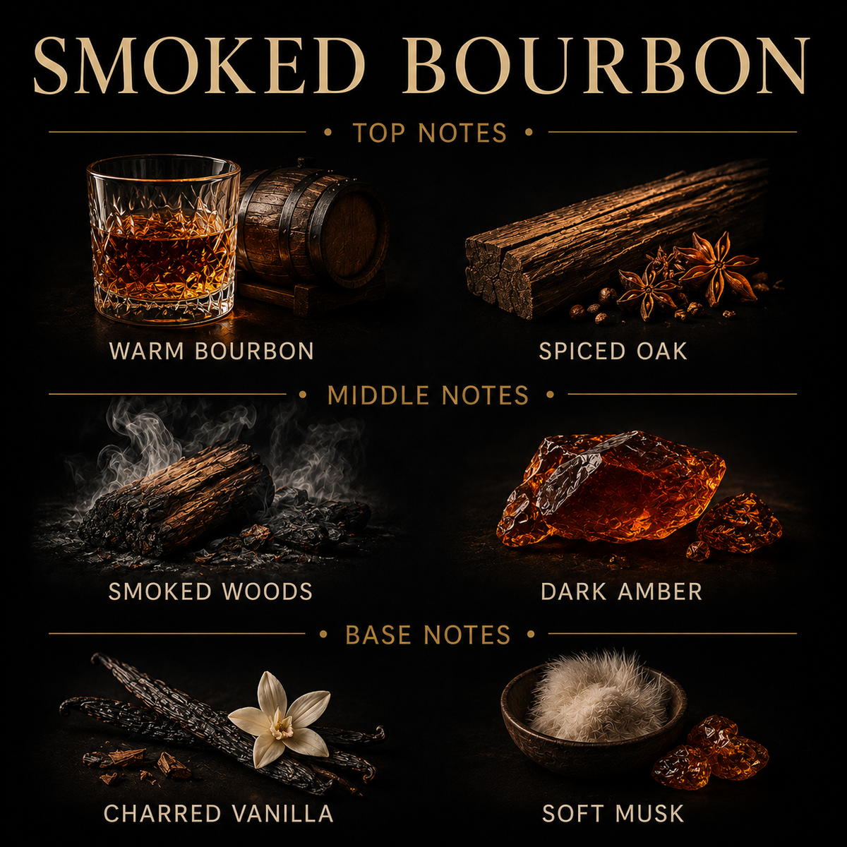 Smoked Bourbon Room And Linen Spray Non Toxic 4 Oz Home Fragrance