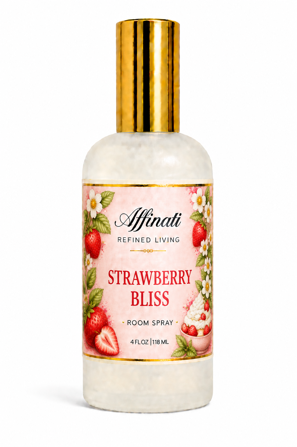 Strawberry Bliss Room And Linen Spray 4 Oz Non Toxic Home Fragrance Spray
