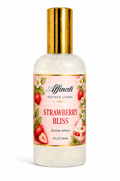 Strawberry Bliss Room And Linen Spray 4 Oz Non Toxic Home Fragrance Spray