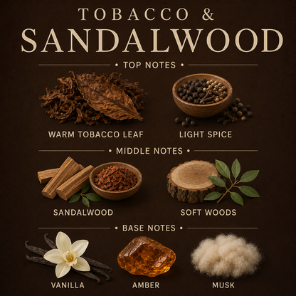Tobacco And Sandalwood Room And Linen Spray 4 Oz Non Toxic Fragrance