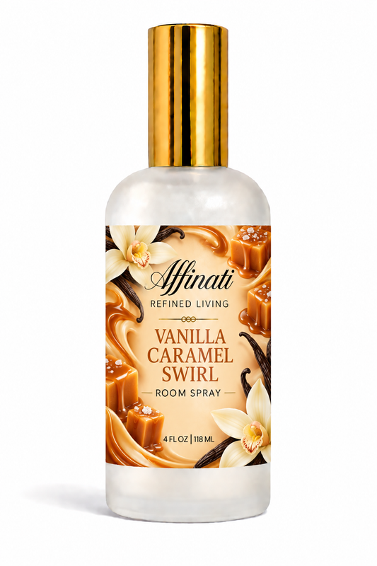 Vanilla Caramel Swirl Room and Linen Spray 4 Oz Non Toxic Fragrance