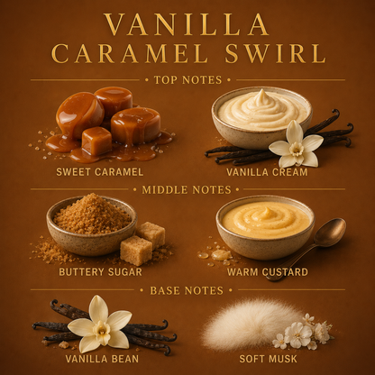 Vanilla Caramel Swirl Room and Linen Spray 4 Oz Non Toxic Fragrance