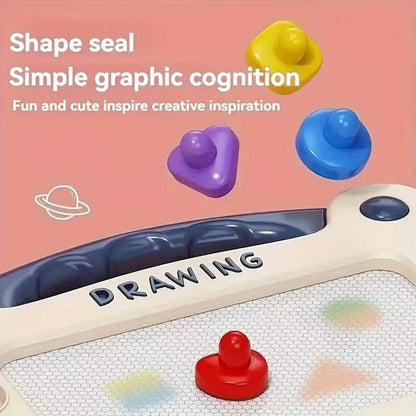 Magnetic Three In One Drawing Board Toy For Kids Creative Learning Gift