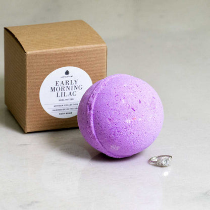 Early Morning Lilac 10oz Jewelry Bath Bomb by JewelScent