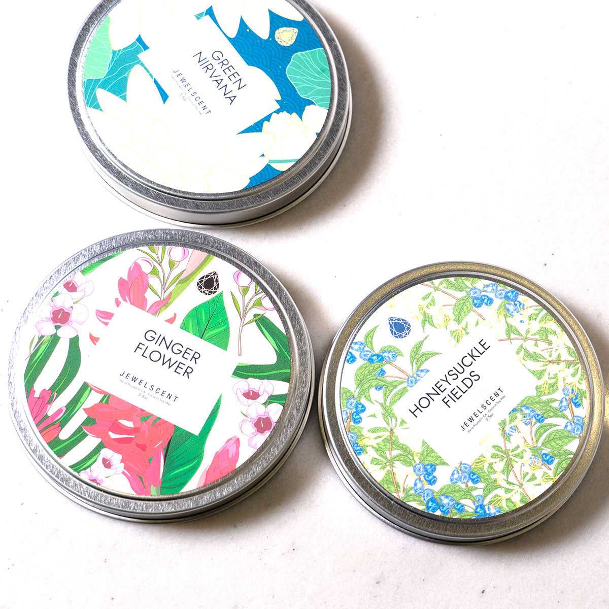 Green Nirvana Jewelry Candle 5.5oz Tin by JewelScent