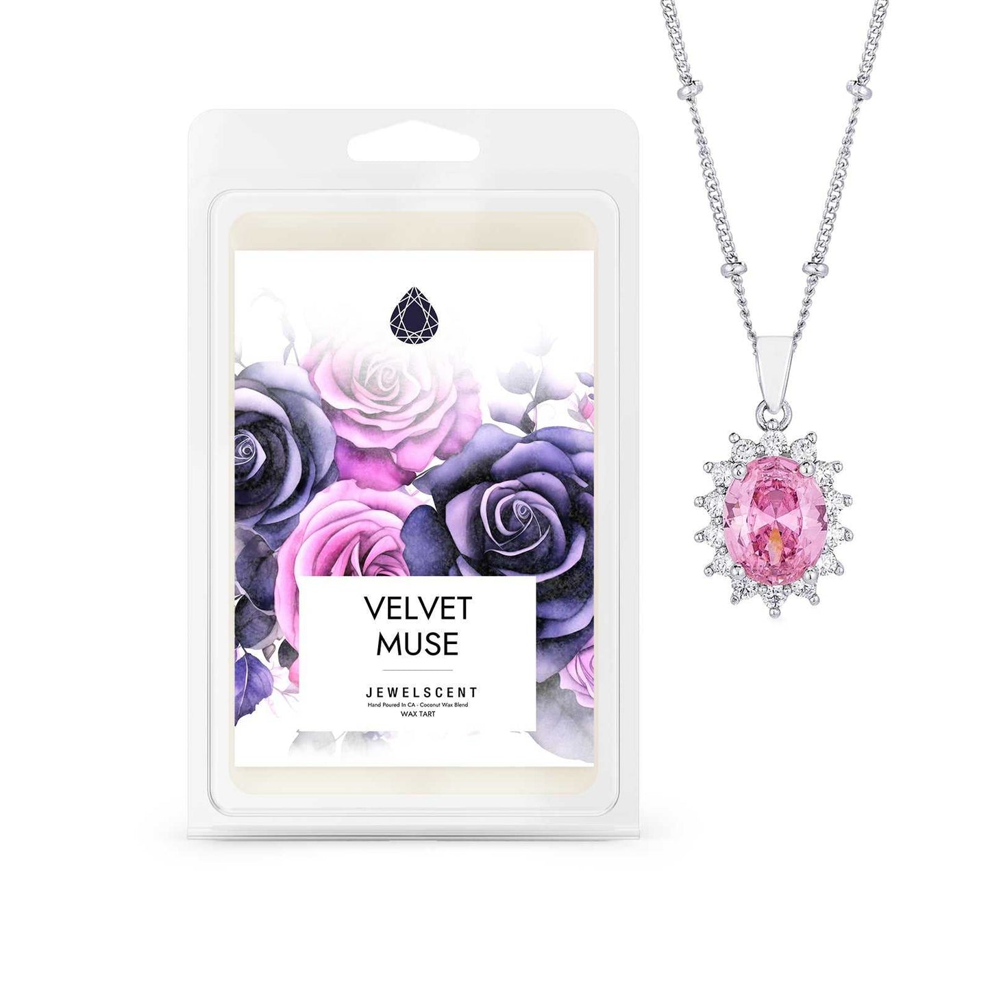 Velvet Muse Wax Tart - Exquisite Scented Jewelry Wax Tart for Luxurious Ambiance