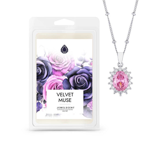 Velvet Muse Wax Tart - Exquisite Scented Jewelry Wax Tart for Luxurious Ambiance by JewelScent